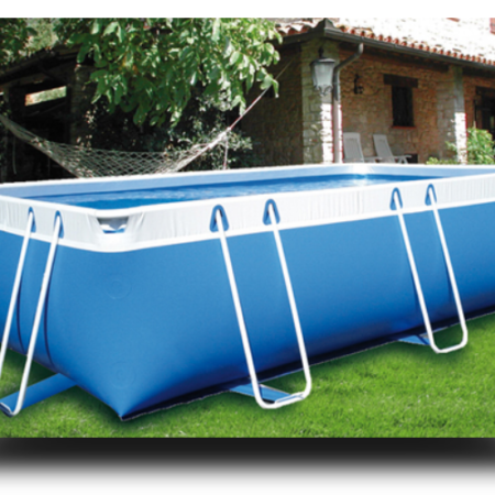 Piscina MARETTO Comfort h 125 - 2x4,5m - Colore Azzurro.-0